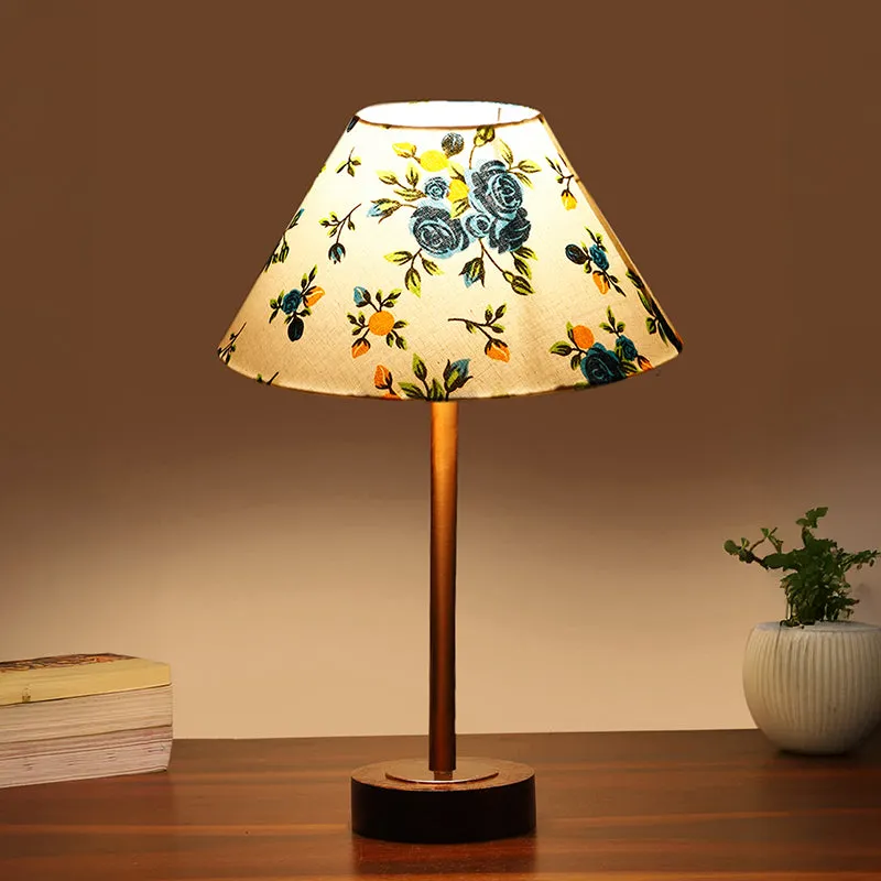 Virelle Cone Rodin Wooden Table Lamp - Multicolor media 1