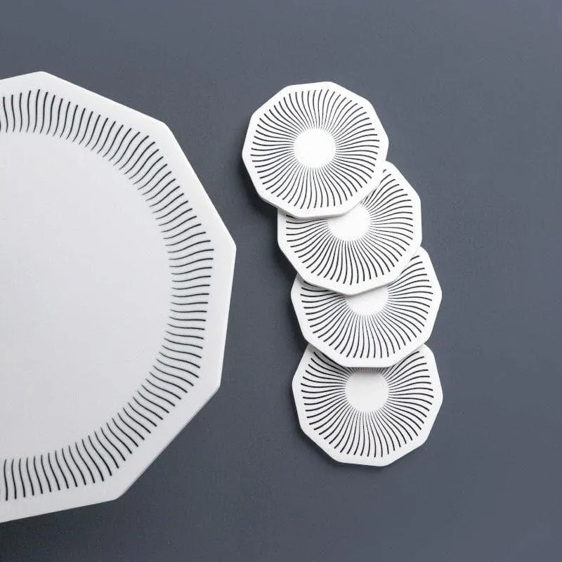 Giniro Cake Stand & Coaster Set - Five Piece Set media 6