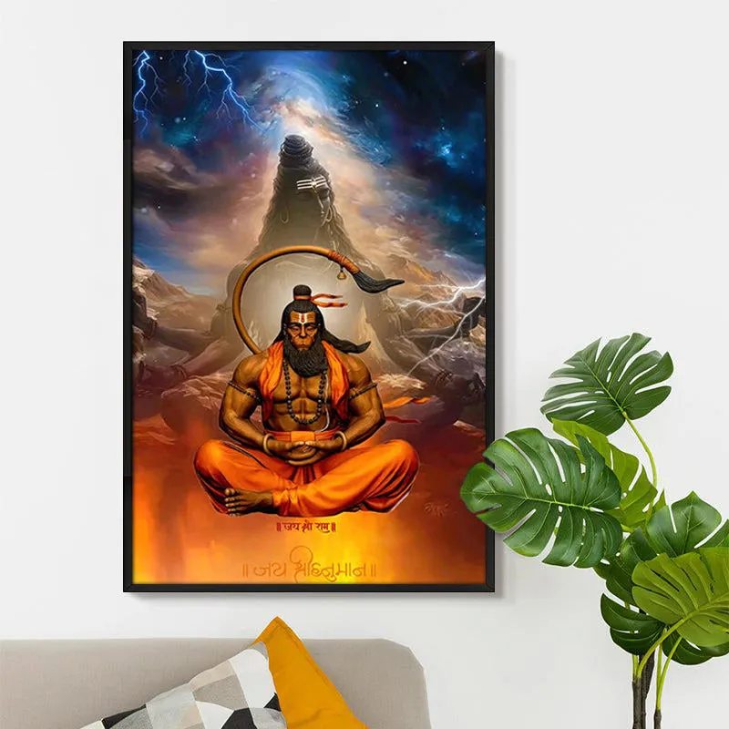 The Divine Ascension Wall Painting With Frame media 5