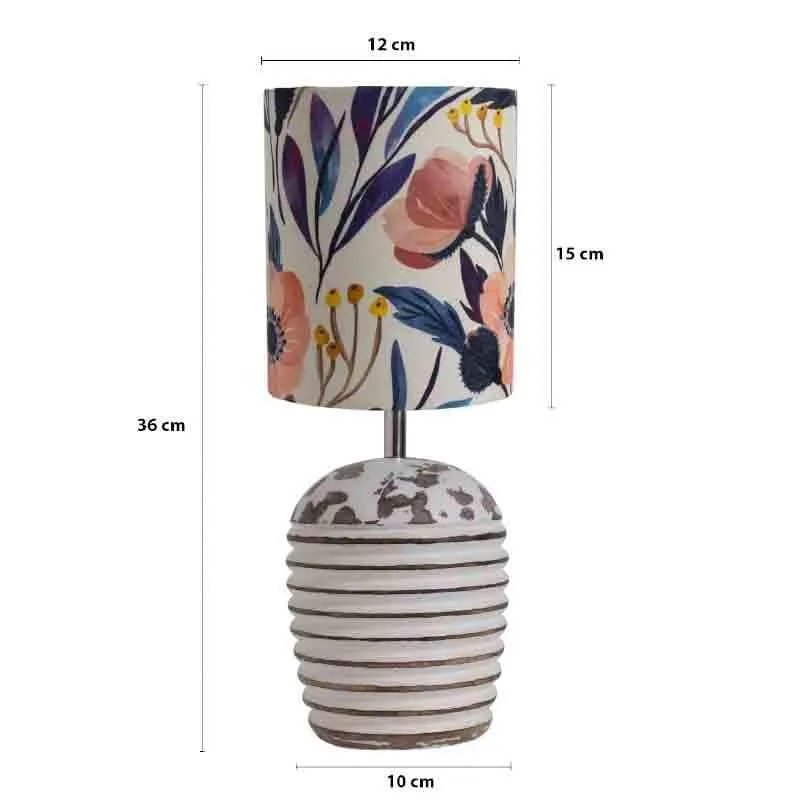 Garden Kisses Fabric Table Lamp - Multicolor media 7