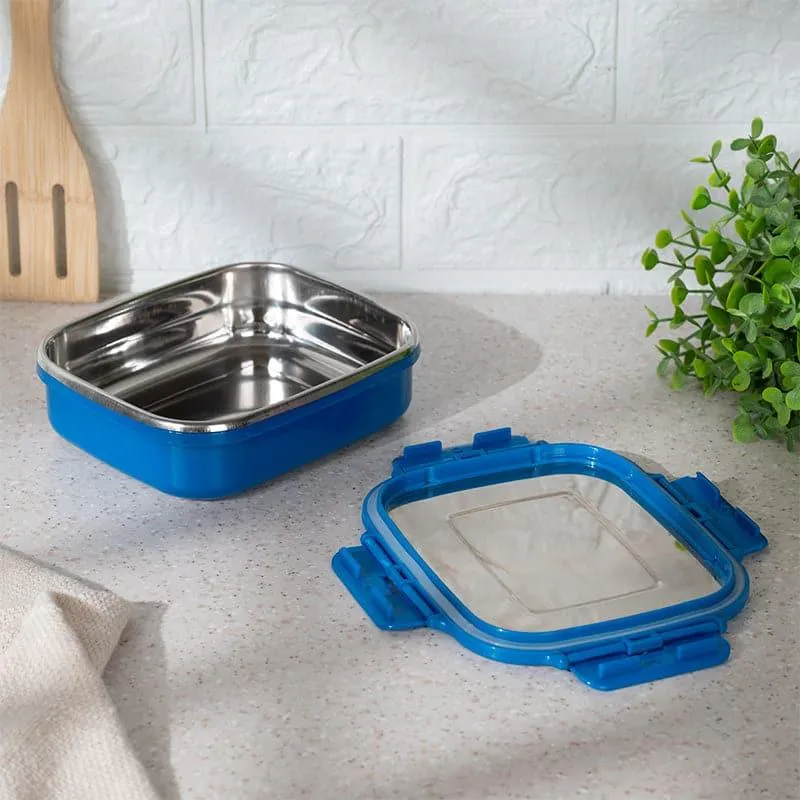 Fresh Savour Microwave Safe Lunch Box (Dark Blue) - 575 mL media 4