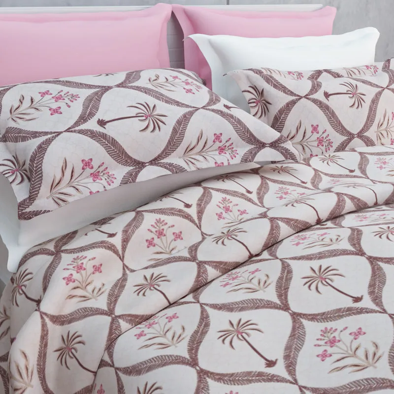 Suite Dreams Cotton Bedsheet (Light Pink) - 144 TC media 10