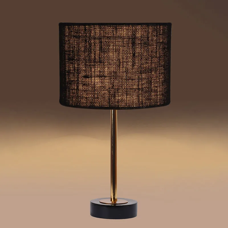 Sienna I Rodin Wooden Table Lamp - Black,Gold media 6