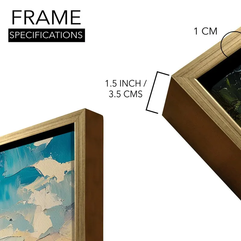 Verandelle Canvas Wall Painting With Frame media 8