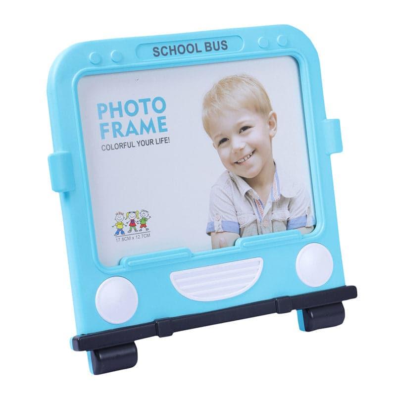 Ride To School Photo Frame - Blue media 4
