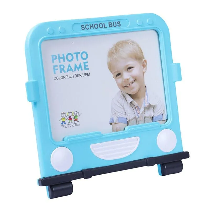 Ride To School Photo Frame - Blue media 4