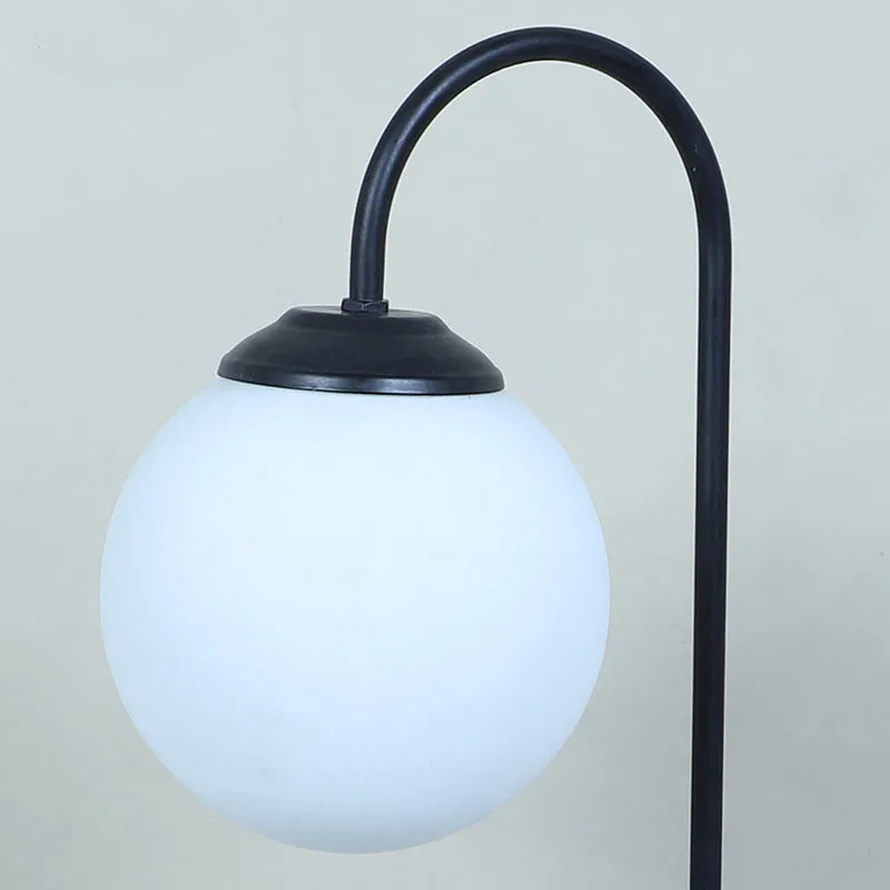 Petit Soleil Solid Moon LED Iron Table Lamp - White,Black media 6