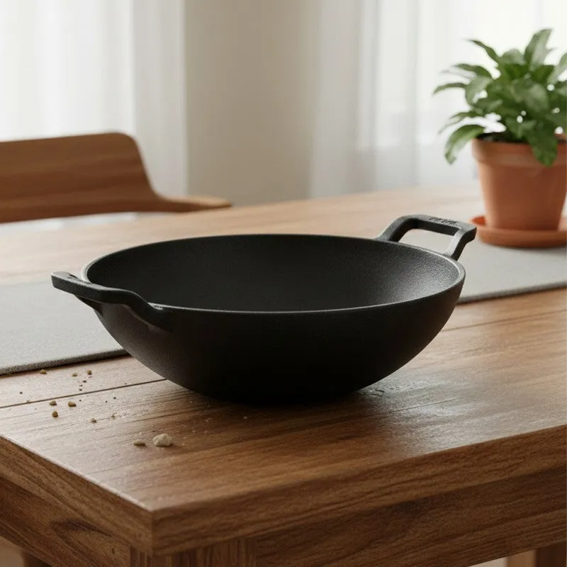 Meyer Cast Iron Kadhai - 1000 mL media 1