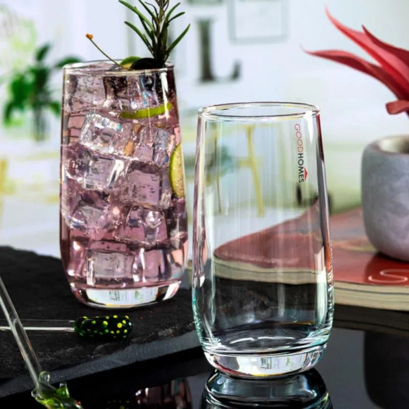 Jean Glass Tumbler (360 ML) - Set Of Six media 3