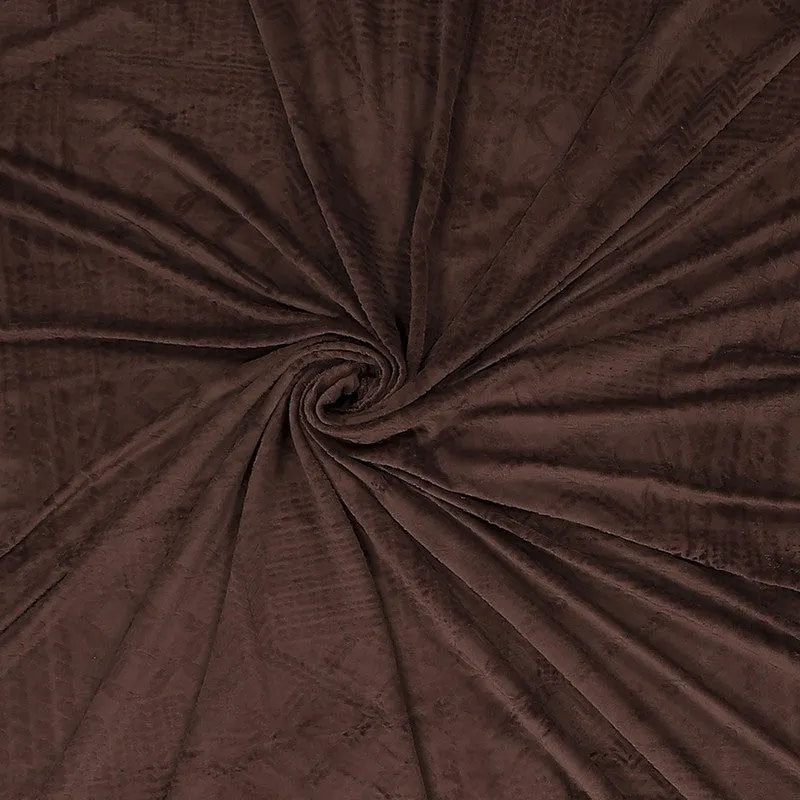 Monte Carlo Color Drift Bedsheet (Brown) - 280 GSM media 5
