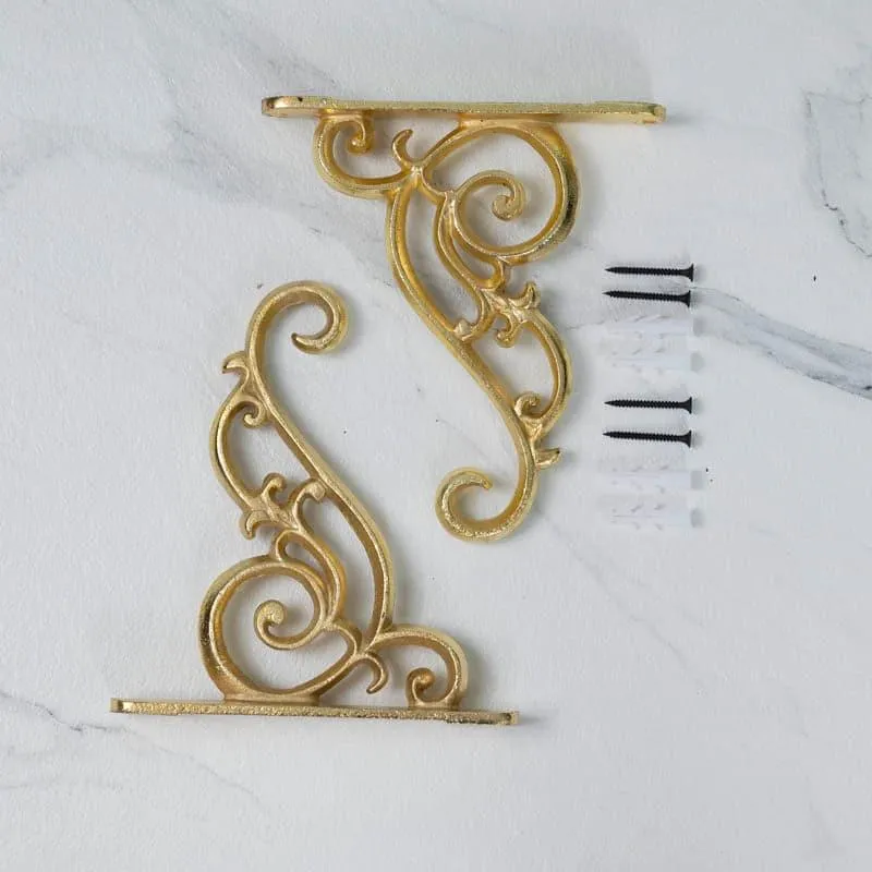 Zabini Wall Bracket (Gold) - Set Of Two media 5