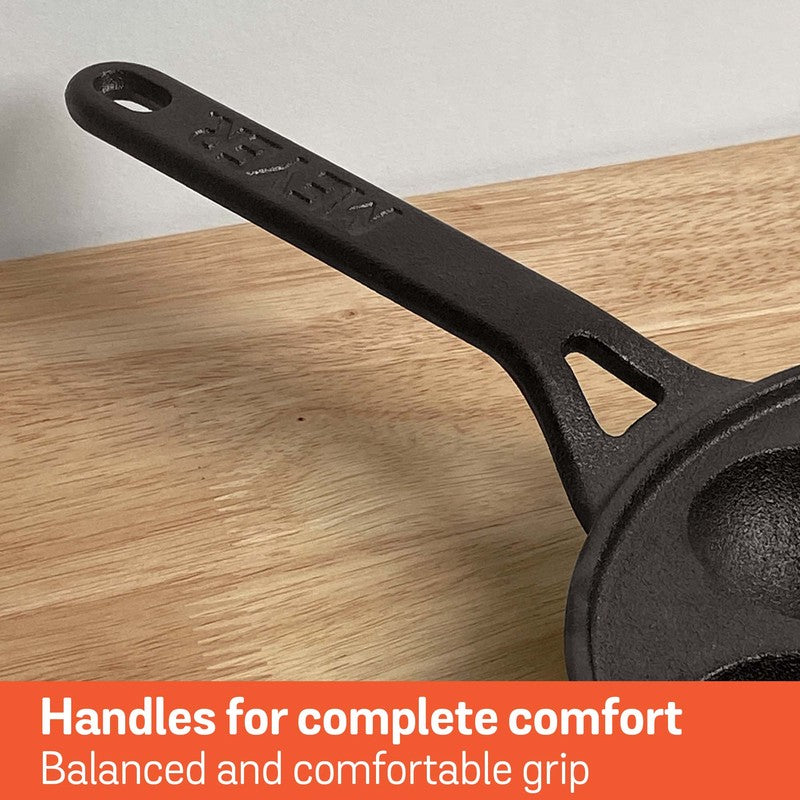 Meyer Long Handle Cast Iron Paniyaram Pan media 7