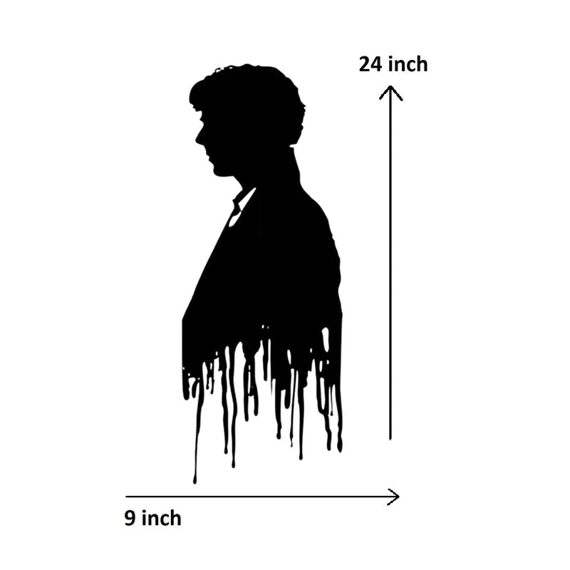 Sherlock Holmes Detective Black Iron Wall Accent media 5