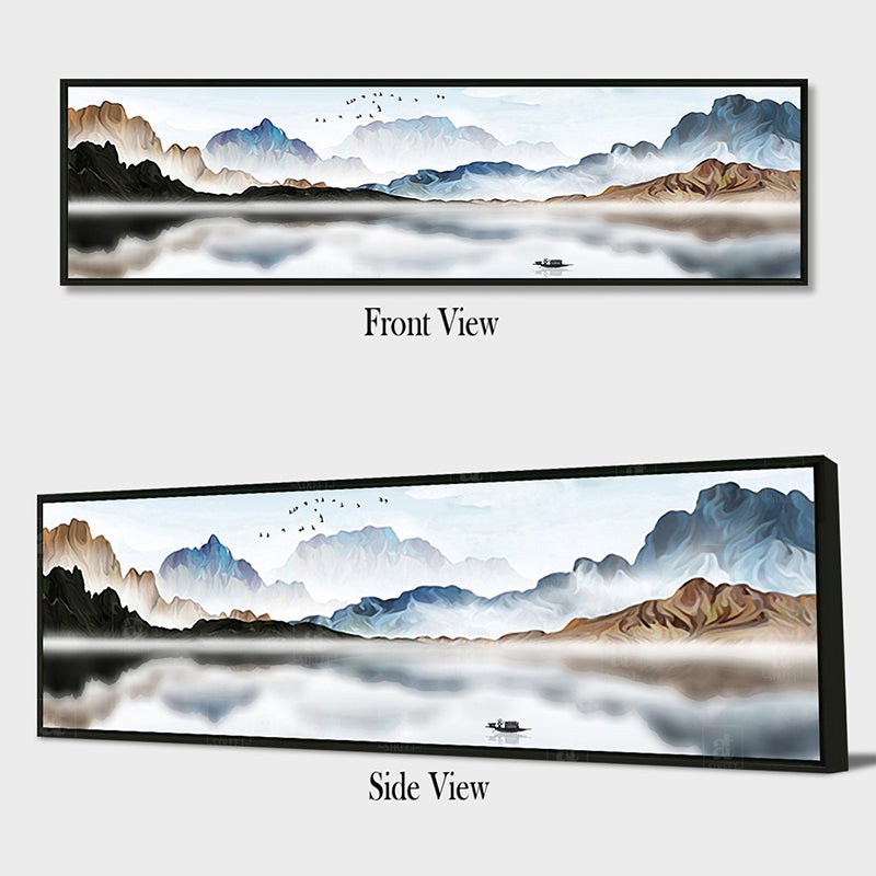 Foggy Lakes Wall Art media 3