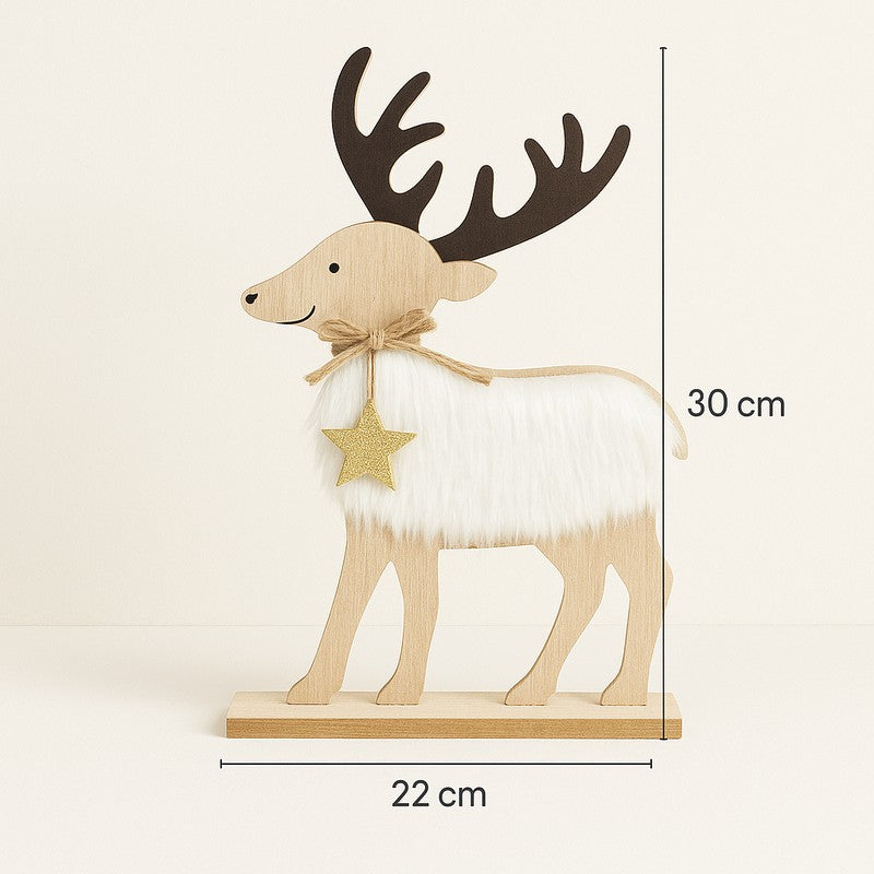 Frosted Reindeer Holiday Showpiece media 6
