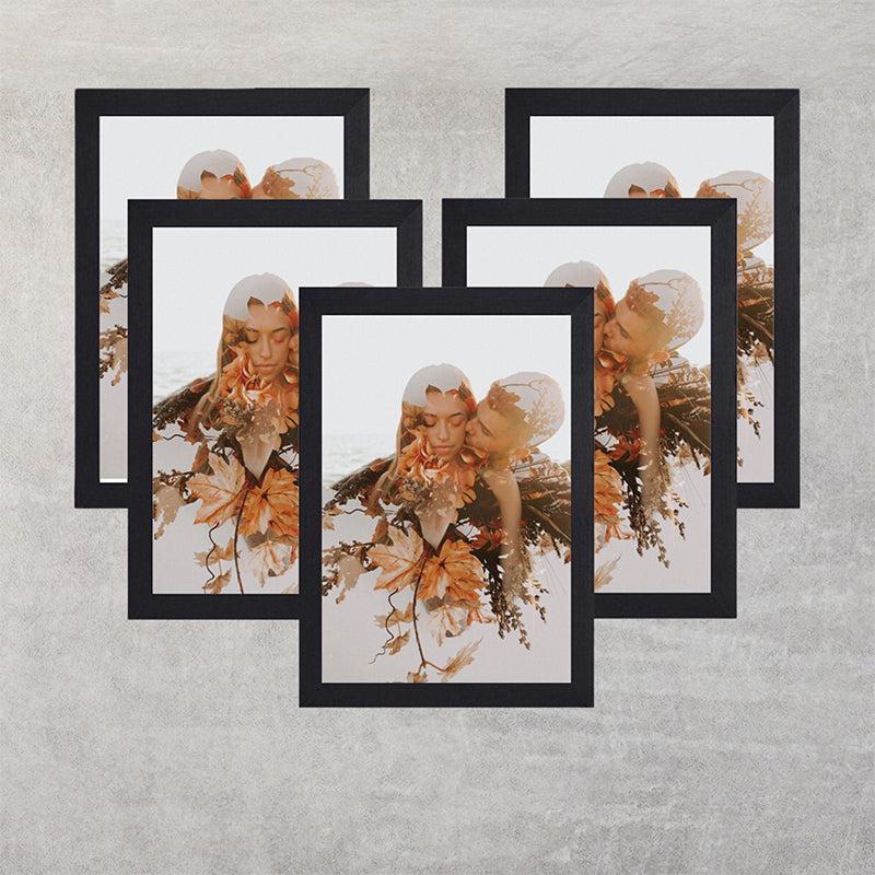 Joyeux Photo Frame (Black) - Set Of Five