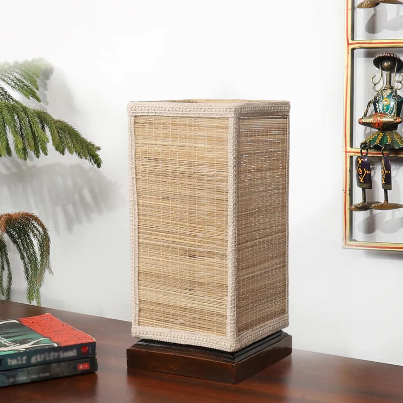 Raffina Bamboo Table Lamp - Brown media 3