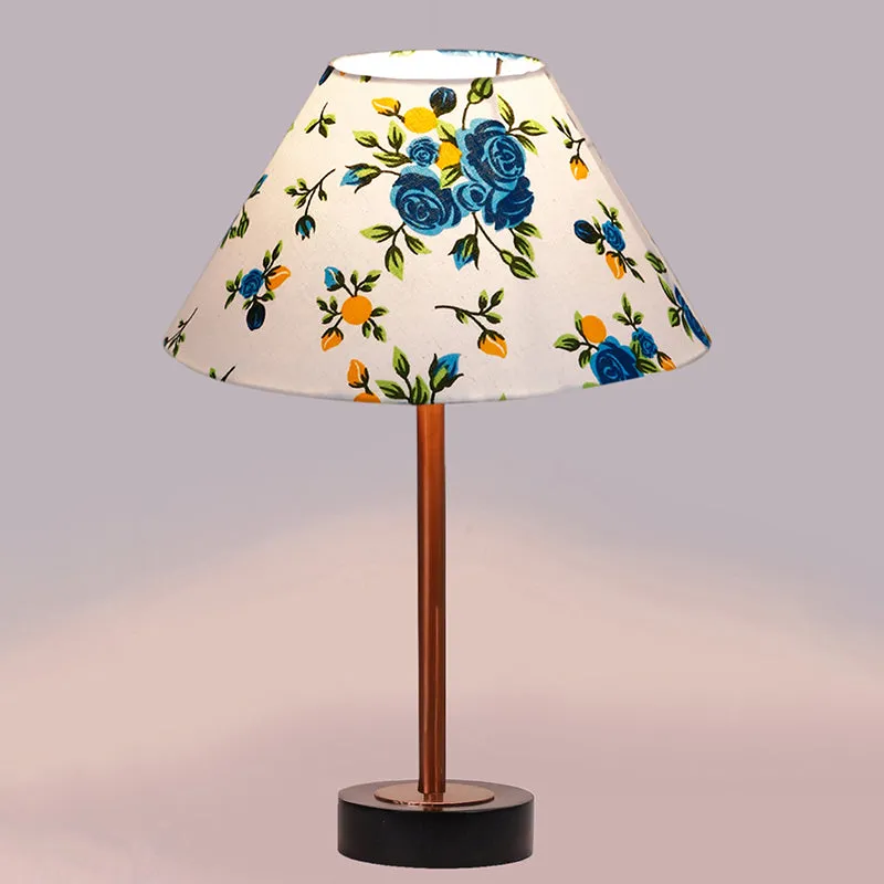 Fleur Cone Wooden Table Lamp - Multicolor media 5