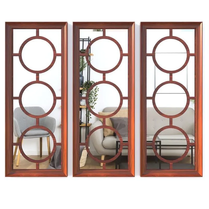 Phoenix Decorative MDF Wall Accent (Maroon) - Set Of Three media 5