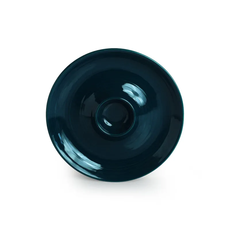 Teal Twinkle Ceramic Chip & Dip Platter media 4