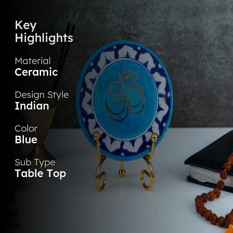 Om Handcrafted Handcrafted Ceramic Showpiece media 2