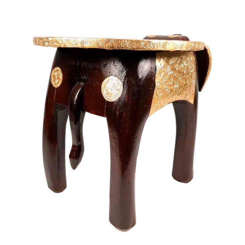 Gaja Devana Wooden Stool - Black media 4