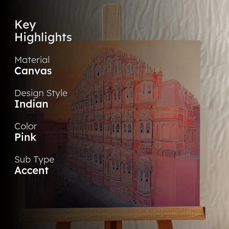 Colors Of Hawa Mahal Showpiece media 2