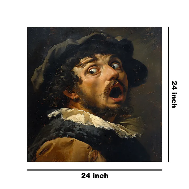 Bust Of A Man Wall Painting media 8