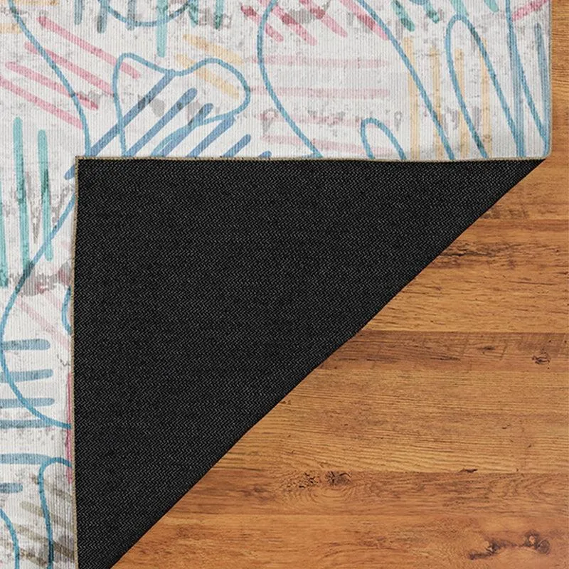 Ella Abstract Carpet - Teal media 7