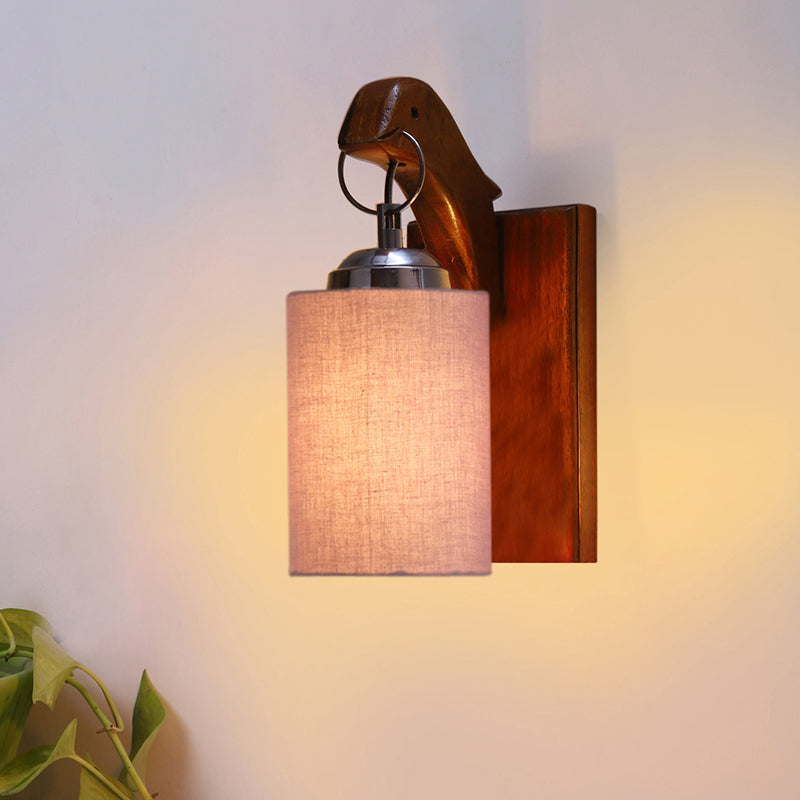 Estrella Wooden Wall Lamp - Beige