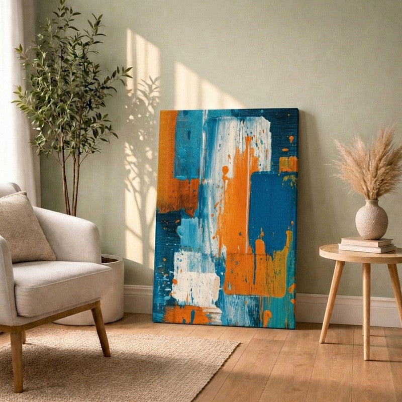 Easel Modern Texture Canvas Wall Art