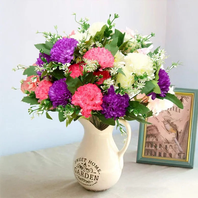 Velvet Petals Real Touch Artificial Flowers - Set Of Three media 1