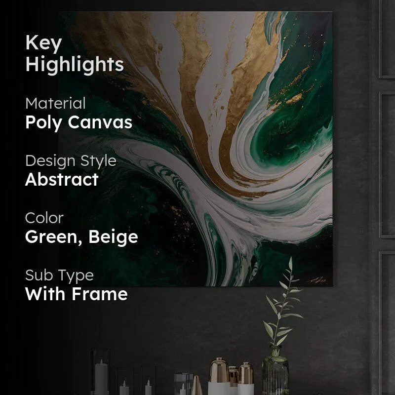 Opulent Swirls Wall Painting media 2