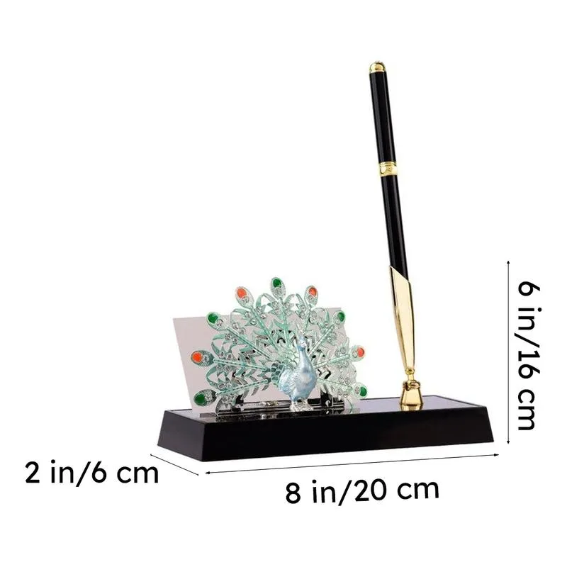 Dark Gleam Silver Plated Mild Steel Pen Stand media 7