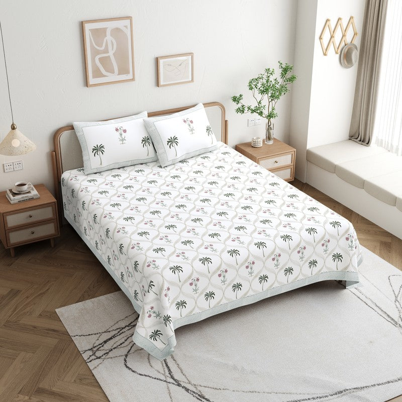CocoFlora Cotton Bedsheet - 200 TC