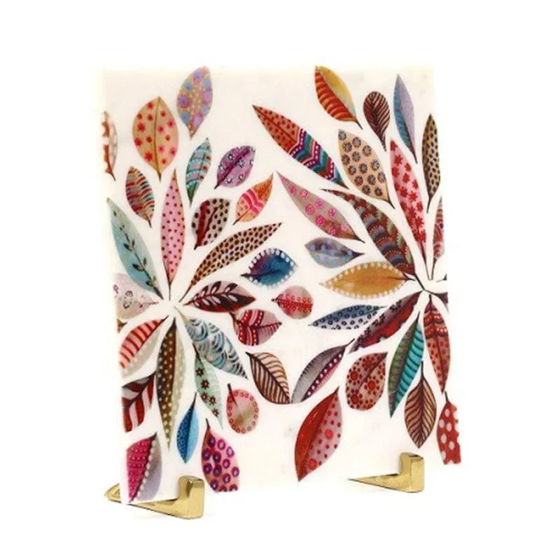 Floral Fantasy Printed Marble Showpiece media 3
