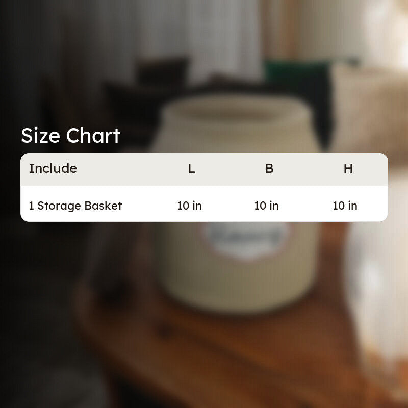 Honey Pot Cotton Storage Basket media 5