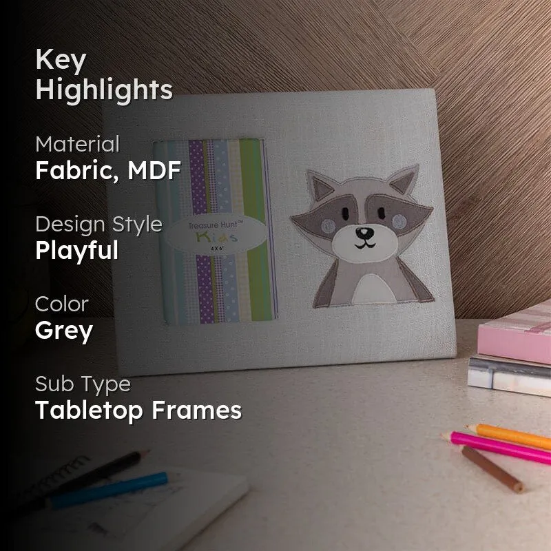 Racoon Roam Photo Frame - Jungle Collection media 2