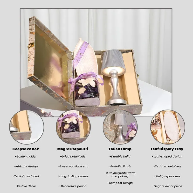 Amber Zephyr Diwali Hamper - Three Piece Set media 5