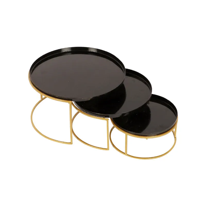 Ruficia Metal Iron Platter - Set of Three media 3