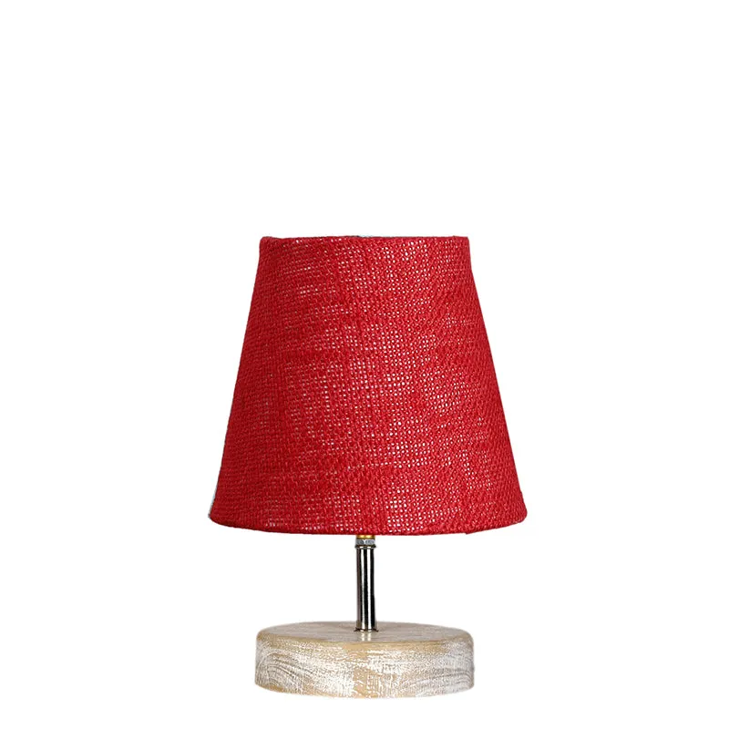 Neso Jute Table Lamp - Maroon,Brown media 4