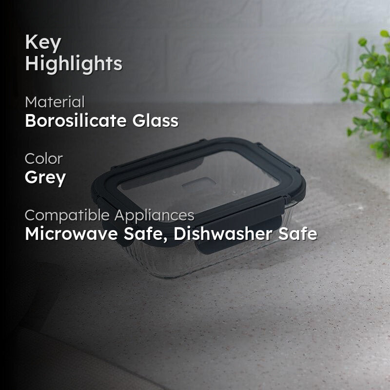 Kida Glass Lunch Box - 640 ML media 2