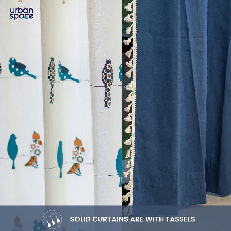 Urban Space Humming Bird Curtains - Set Of Four media 4