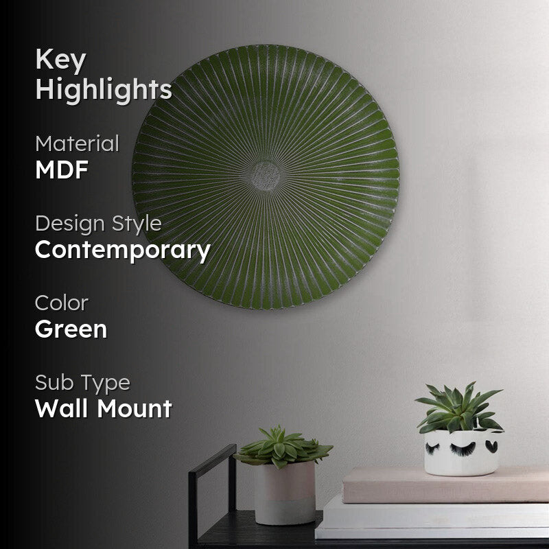 Isabella MDF Wall Accent - Green media 2