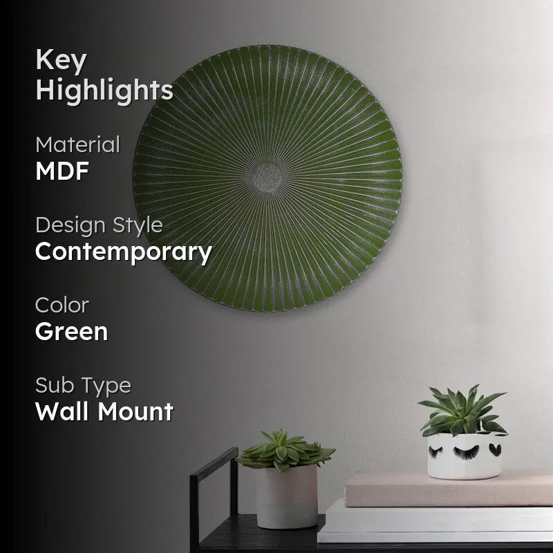 Isabella MDF Wall Accent - Green - 2