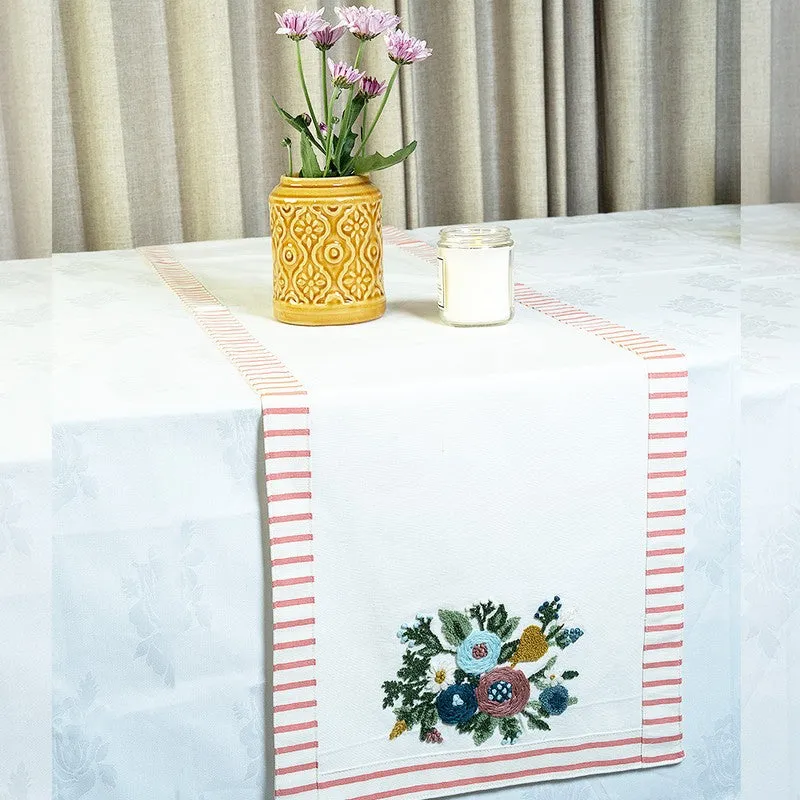 Bloom Vista Cotton Table Runner media 1