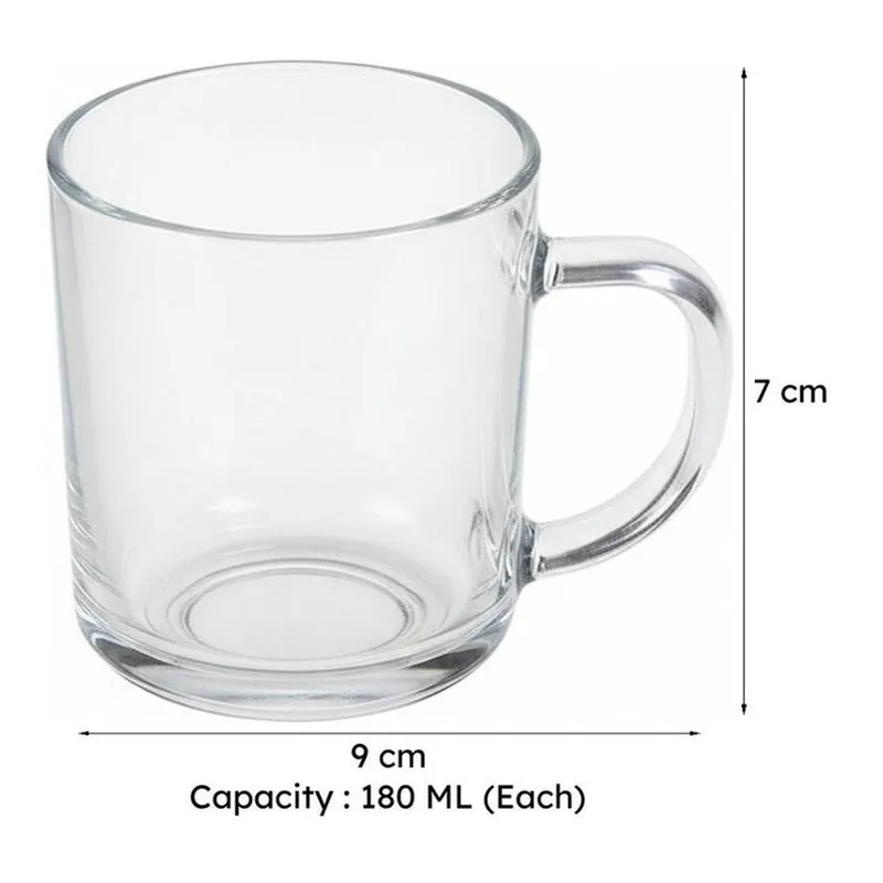 Lava Glass Tea Cup (180 mL Each) - Set of Two media 8