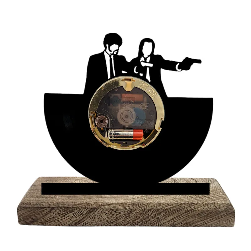 Pulp Fiction Noir Analog Table Clock media 3