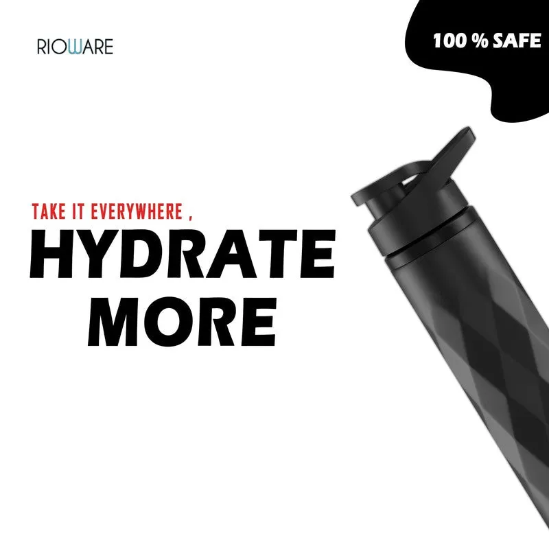 Rioware Drifto Water Bottle (Black) - 750 mL media 8