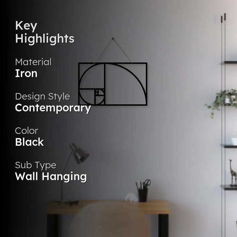 Golden Spiral Iron Wall Accent media 2